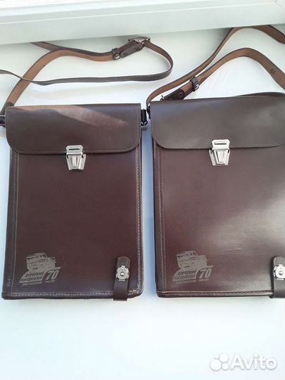 Сумка-планшет офицерская, кожаная
