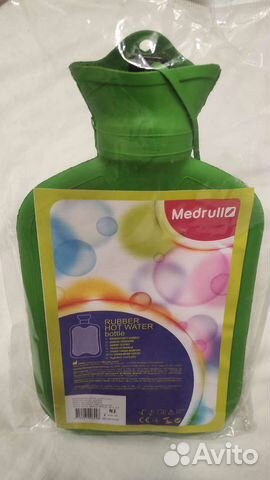 Грелка резиновая комбинированная новая