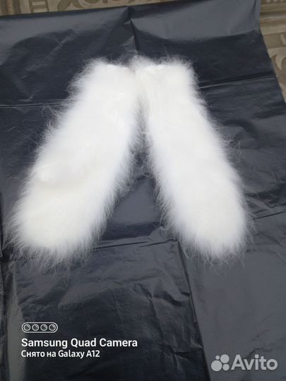 Варежки из пуха кролика