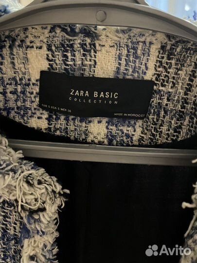 Твидовый жакет Zara размер S