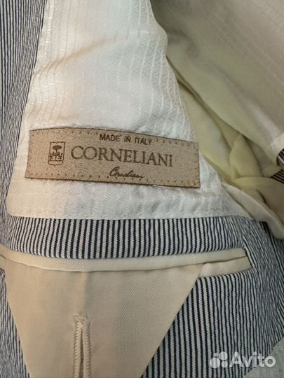 Хлопковый пиджак corneliani размер 50(L) мужской