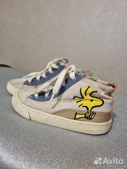 Кеды zara 24 снупи весна лето