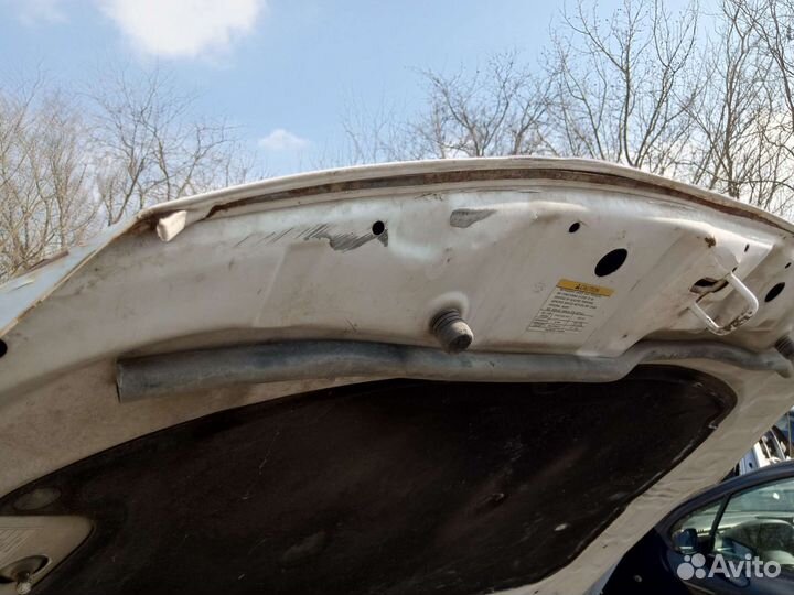 Капот kia optima 3 белый с дефектом
