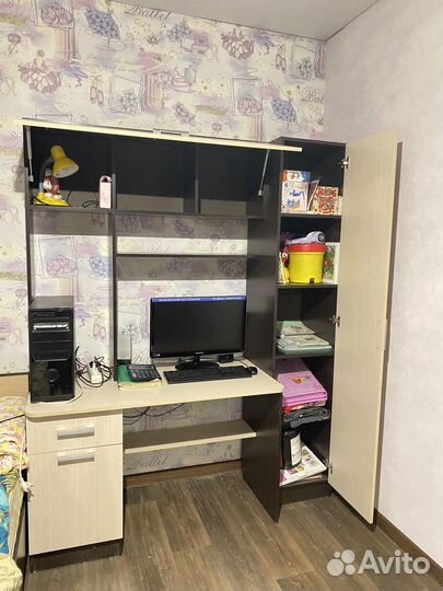 Компьютерный стол со шкафом бу
