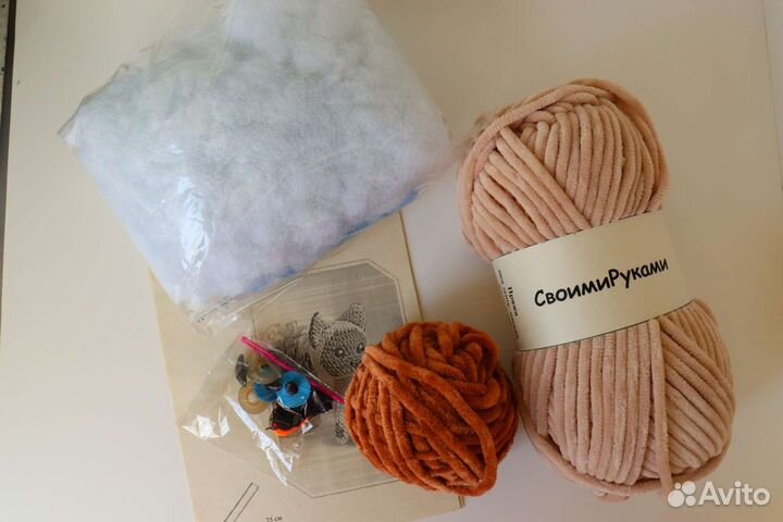 Набор для вязания крючком игрушки