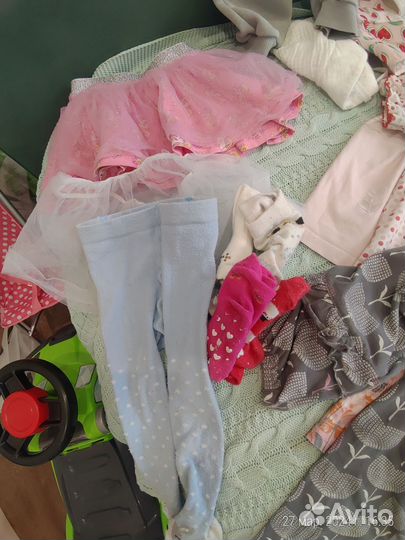 Одежда для девочки пакетом 74 80 86