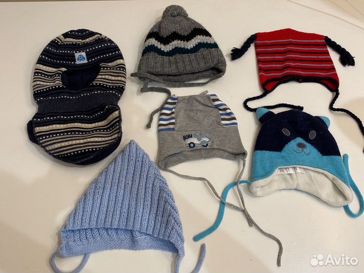 Шапки детские пакетом 44-46-48