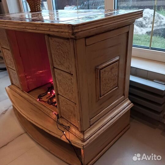 Тумба. Декоративный камин