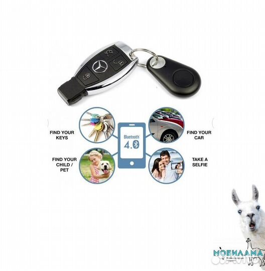 Bluetooth кнопка антипотеряшка iTag (ios+android)