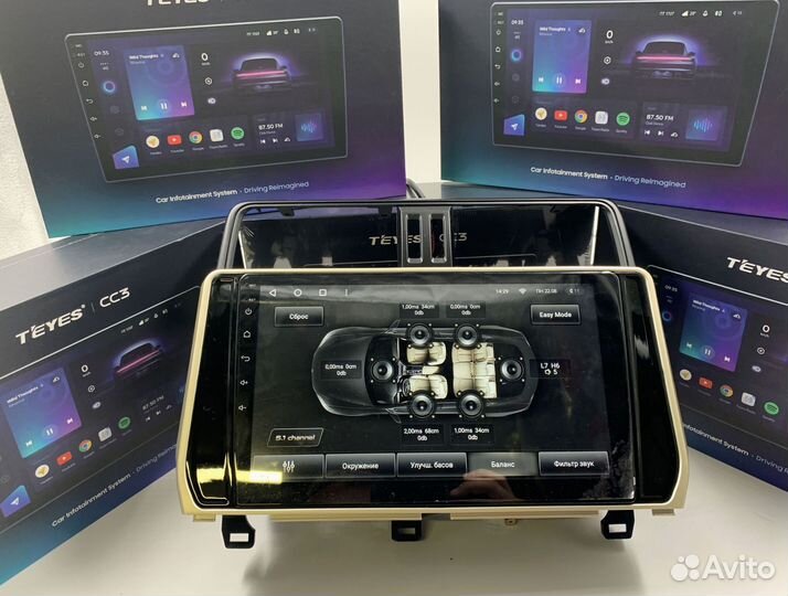 Teyes CC3 4/64 для Тойота Прадо 150 2-рест