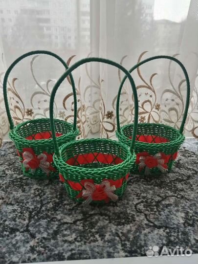 Корзинки плетеные
