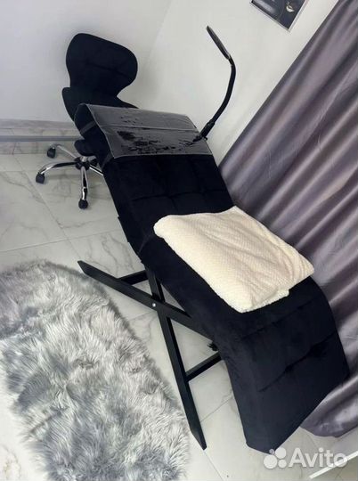 Кушетка анатомическая Квадрат с регулировками изголовья и ног