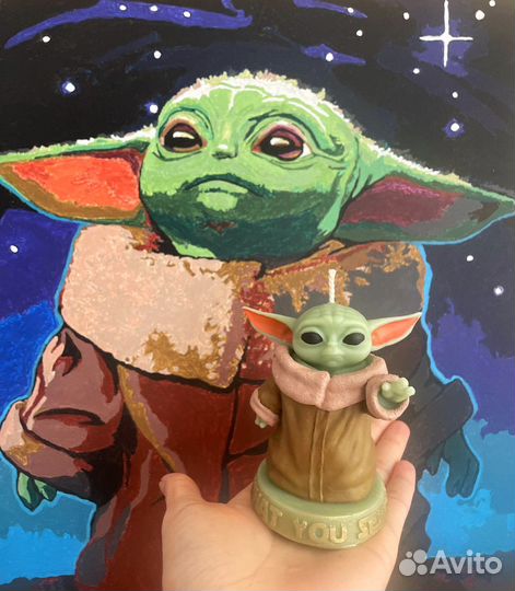 Свеча «Малыш Йода»