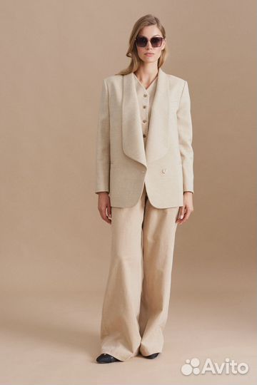 Пиджак жакет бежевый р-р 50