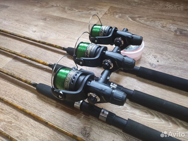 Спиннинги с катушками 3+3. Новые