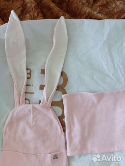 Комплект шапка и снуд детский