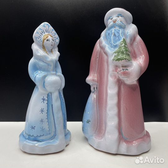 Статуэтки деда мороза и снегурочки СССР (Сзр)