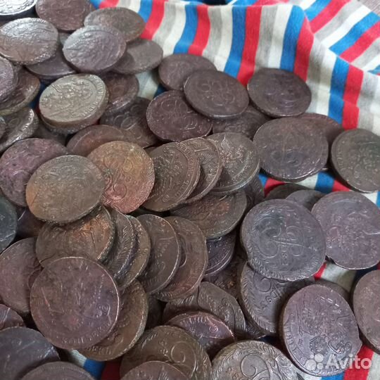 Клады монет Российской империи