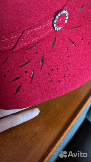 Шляпа фетровая женская