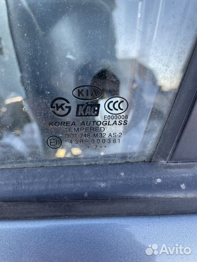 Стекла дверей kia rio 2