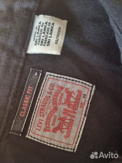 Рубашка джинсовая чёрная Levi's оригинал новая