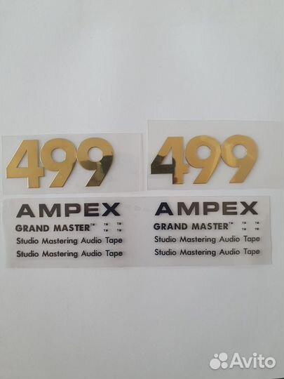 Логотипы ampex для бобин