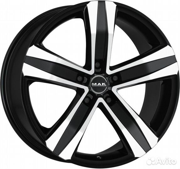 R18 5x160 7,5J ET50 D65,1 MAK Stone 5 3 Black Mirr