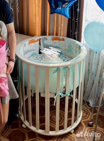 Детская кроватка трансформер 8 в 1