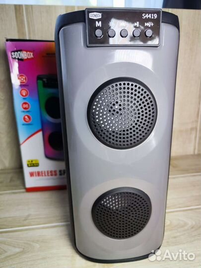 Напольная блютуз колонка