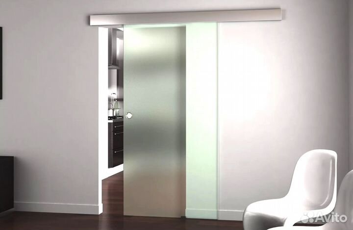 Стеклянные двери для офиса