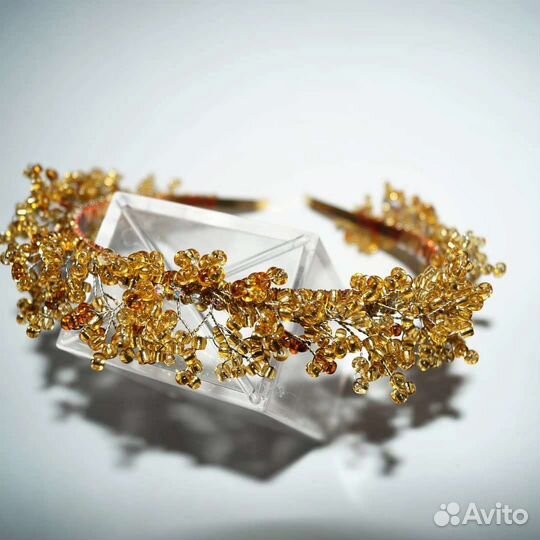 Ободок для волос ручной работы