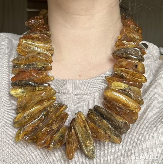Бусы из янтаря