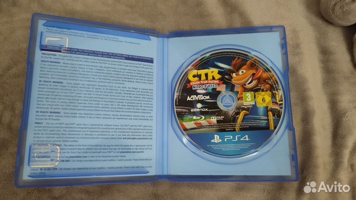 Диски для ps4 Crash Team Racing