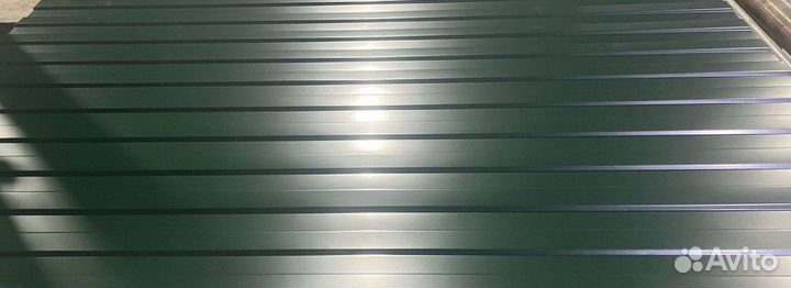 Профлист заборный С8 зелёный (0.35) пф1175
