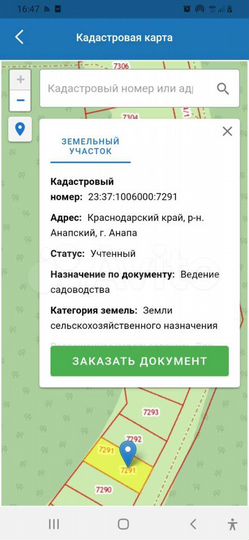 Участок 6,9 сот. (ИЖС)