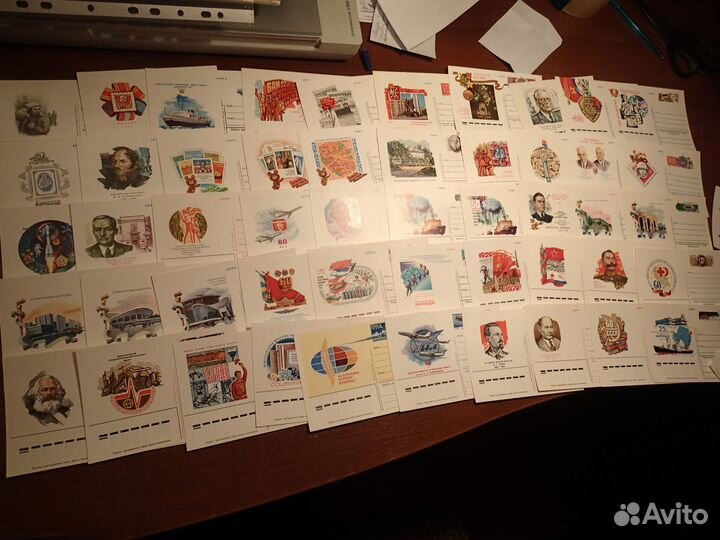 Коллекция негашеных марок в листах СССР 100 листов