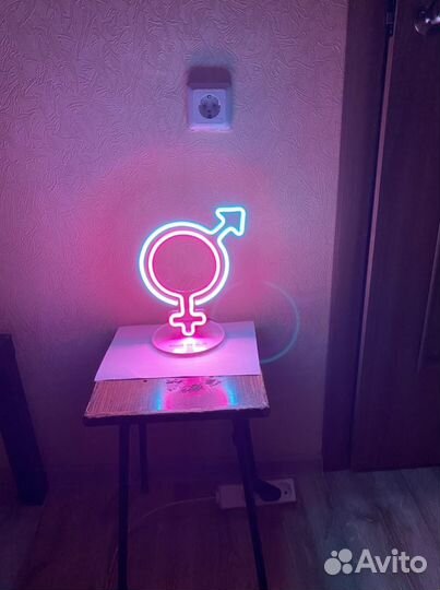 Светильник неоновый ночной ночник новый