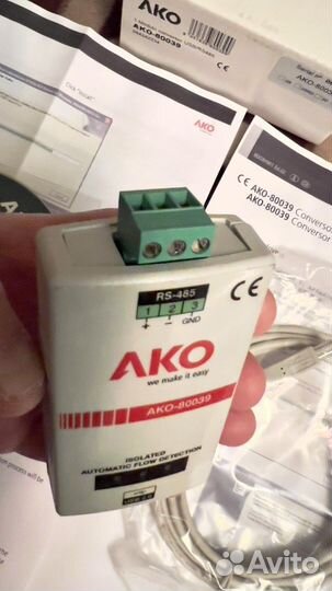 Конвертер AKO-80039 вход RS485 - выход USB пк