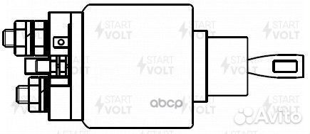 Реле втягивающее fiat albea 05- стартера vsr1618