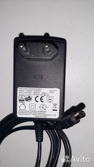 Адаптер блок питания 12v