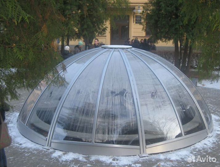 Стеклянные зенитные фонари