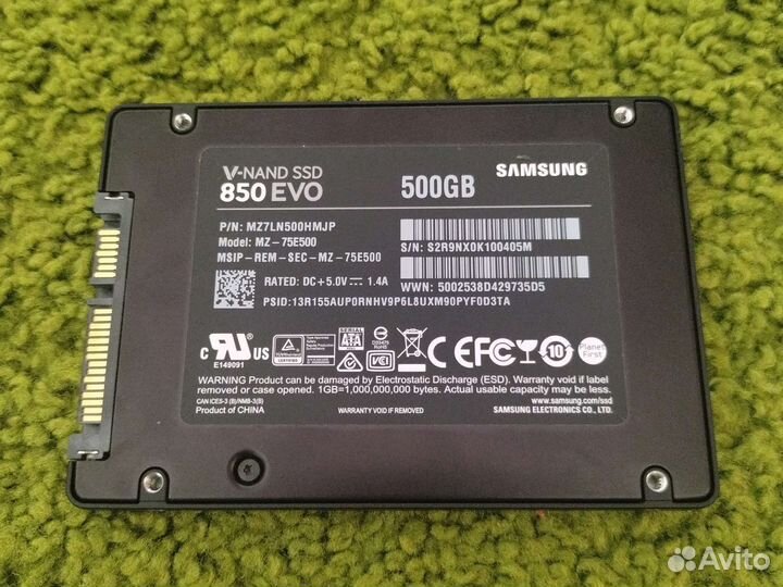 Samsung 850 evo 500GB