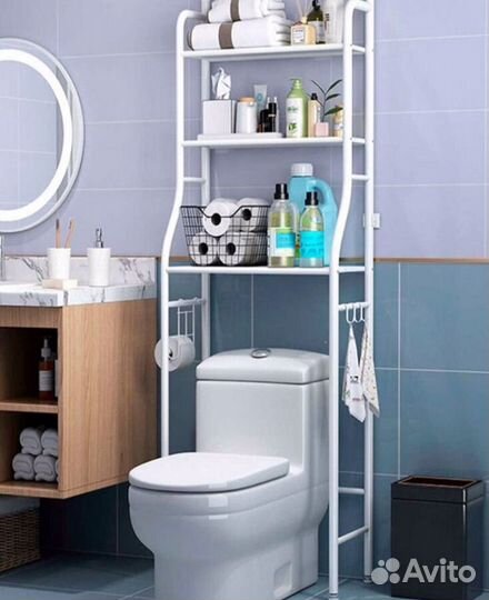 Стеллаж металлический для ванной