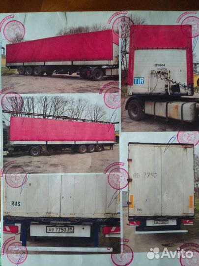 Полуприцеп шторно-бортовой Schmitz Cargobull S01, 1998