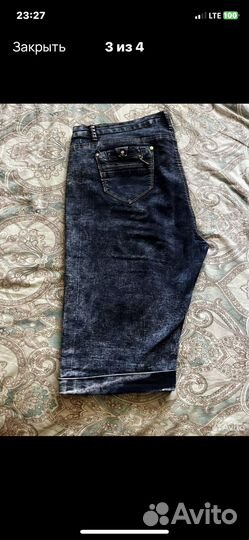 Бриджи джинсовые женские, 60-62 р