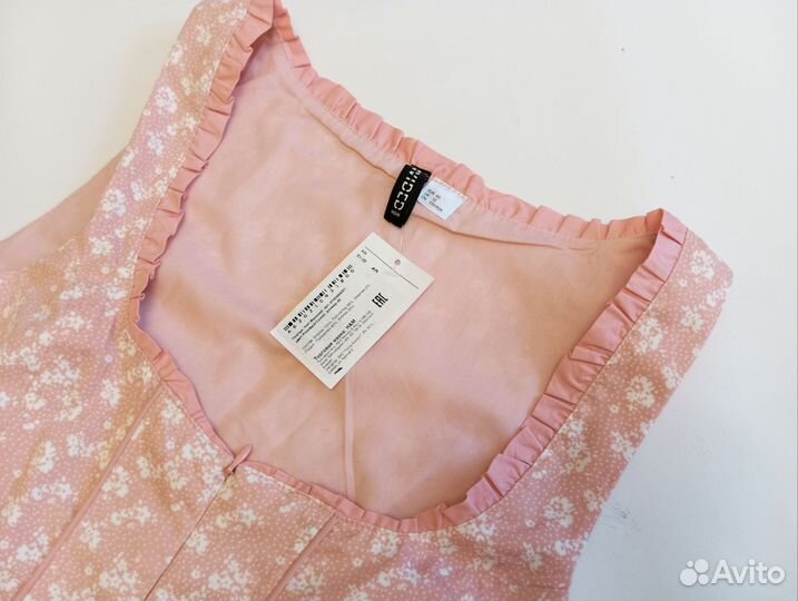Сарафан hm новый 44 46 хлопок