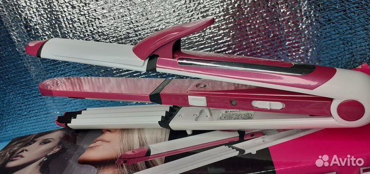 Плойка Pro 3в1 + Выпрямитель + Гофре Керамика