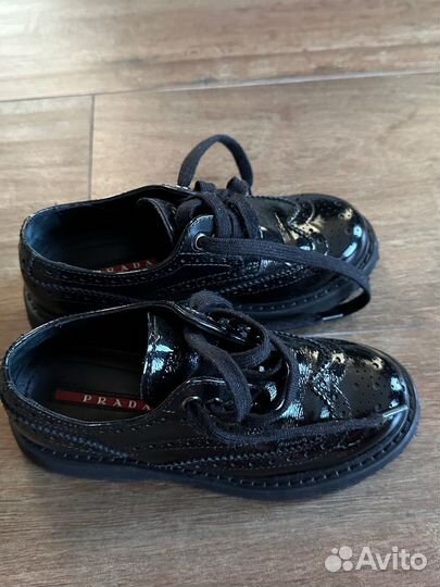 Prada туфли для девочки оригинал