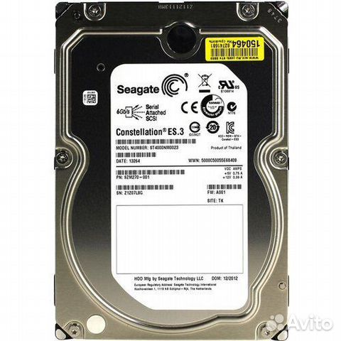 �Жесткий диск 3.5" Seagate ST4000NM0023