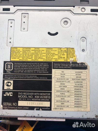 Магнитола 2 din jvc